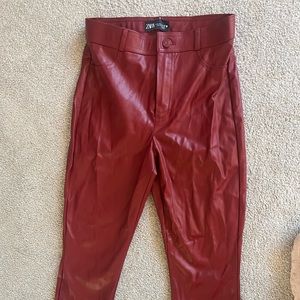 Zara Faux Leather pants